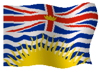 BC flag waving